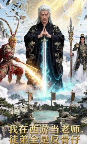 短剧《我在西游当老师，徒弟全是反骨仔》海报