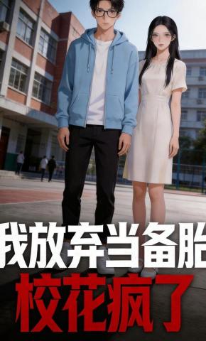 短剧《我放弃当备胎了，校花疯了》海报