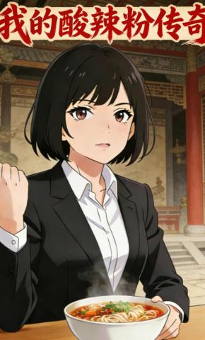 短剧《我的酸辣粉传奇》海报