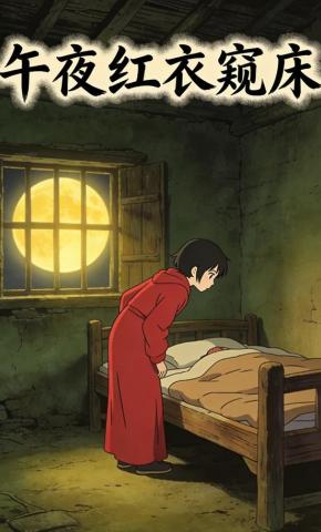 短剧《午夜红衣窥床》海报