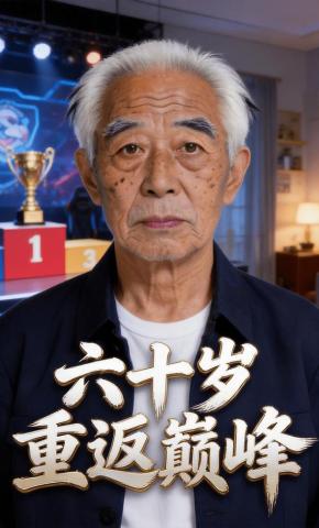 短剧《六十岁重返巅峰》海报