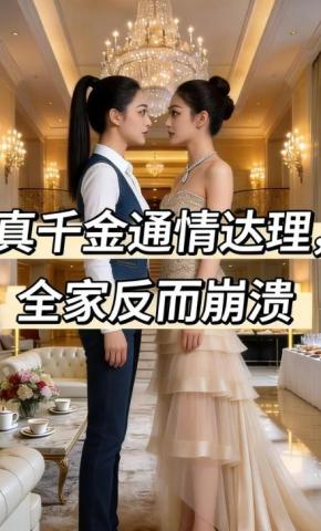 短剧《真千金通情达理，全家反而崩溃》海报