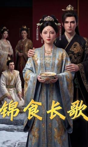 短剧《锦食长歌》海报