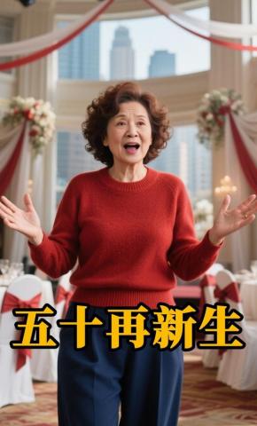 短剧《五十再新生》海报