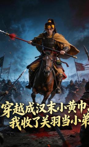 短剧《穿越成汉末小黄巾，我收了关羽当小弟》海报