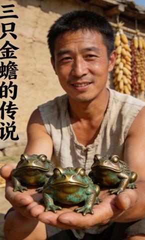 短剧《三只金蟾的传说》海报