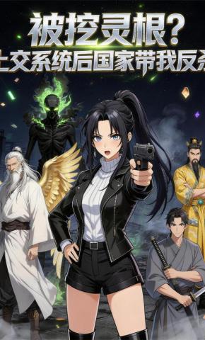 短剧《被挖灵根？上交系统后国家带我反杀》海报