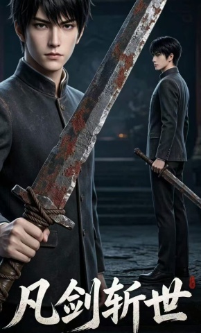 短剧《凡剑斩世》海报