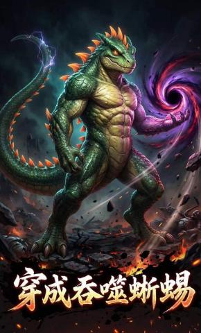 短剧《穿成吞噬蜥蜴》海报
