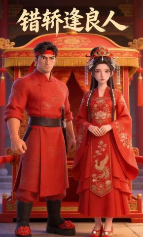 短剧《错轿逢良人》海报
