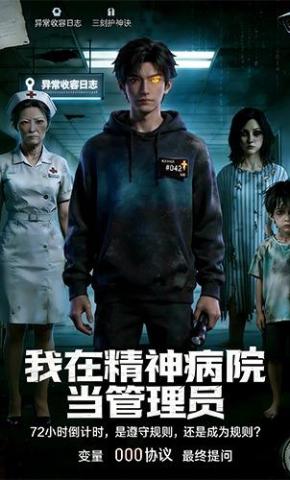 短剧《我在精神病院当管理员》海报