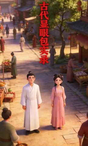短剧《古代显眼包实录》海报