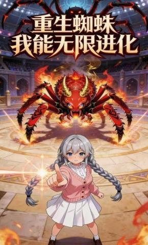 短剧《重生蜘蛛，我能无限进化》海报