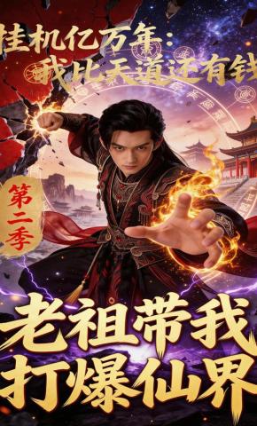 短剧《挂机亿万年我比天道还有钱老祖带我打爆仙界》海报