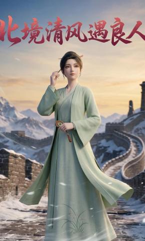 短剧《北境清风遇良人》海报