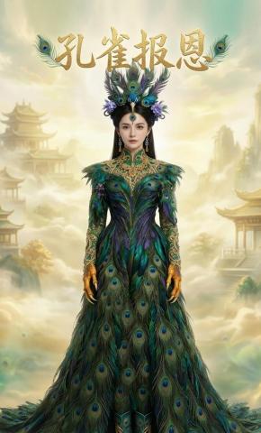 短剧《孔雀报恩》海报