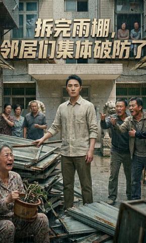 短剧《拆完雨棚，邻居们集体破防了》海报
