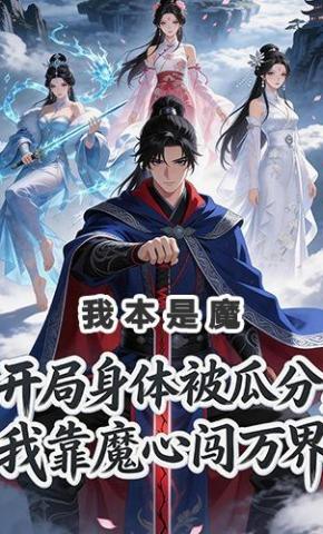 短剧《我本是魔：开局身体被瓜分，我靠魔心闯万界》海报