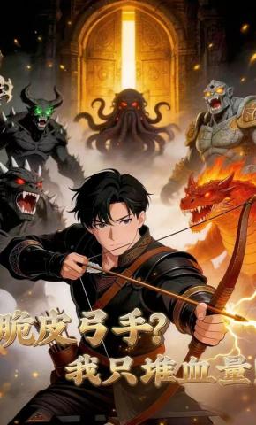 短剧《脆皮弓手？我只堆血量！》海报