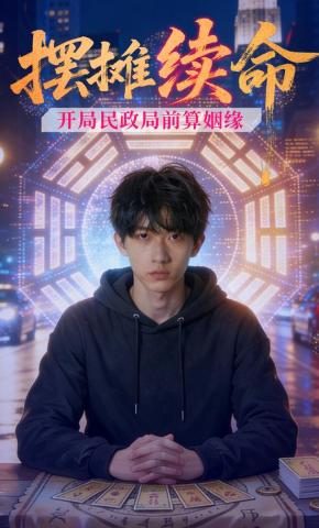 短剧《摆摊续命：开局民政局前算姻缘》海报