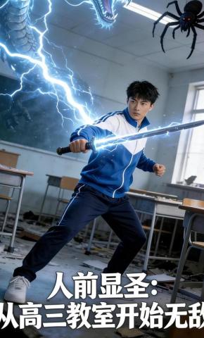 短剧《人前显圣：从高三教室开始无敌》海报