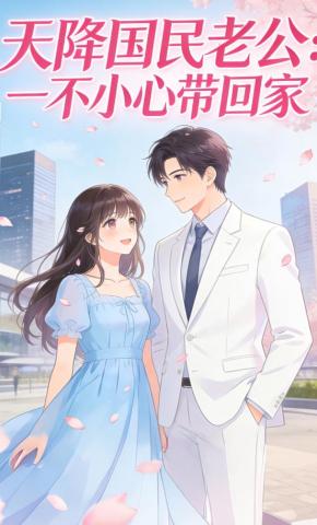 短剧《天降国民老公：一不小心带回家》海报