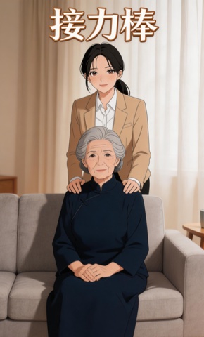 短剧《接力棒》海报