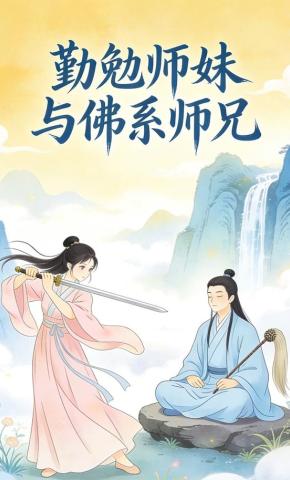 短剧《勤勉师妹与佛系师兄》海报