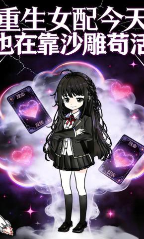 短剧《重生女配今天也在靠沙雕苟活》海报