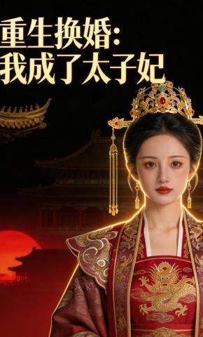 短剧《重生换婚：我成了太子妃》海报