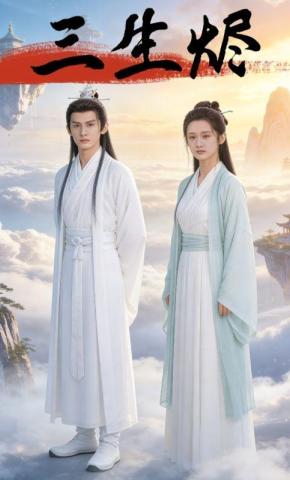 短剧《三生烬》海报
