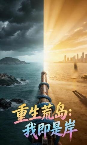 短剧《重生荒岛：我即是岸》海报