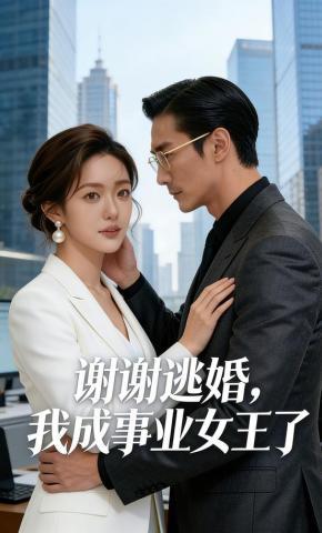 短剧《谢谢逃婚，我成事业女王了》海报