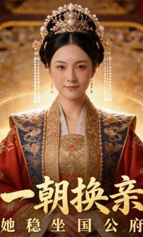 短剧《一朝换亲她稳坐国公府》海报