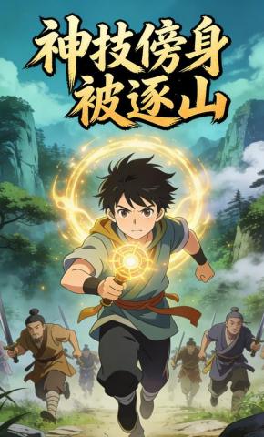 短剧《神技傍身被逐山》海报