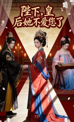 短剧《陛下，皇后她不爱您了》海报