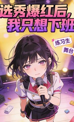 短剧《选秀爆红后，我只想下班》海报
