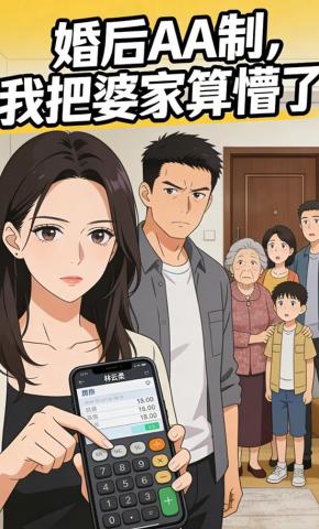 短剧《婚后AA制，我把婆家算懵了》海报