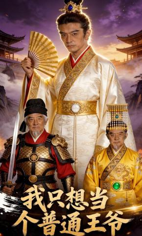 短剧《我只想当个普通王爷》海报