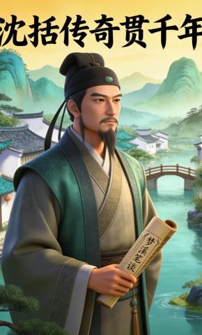 短剧《沈括传奇贯千年》海报