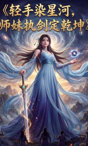 短剧《轻手染星河，师妹执剑定乾坤》海报