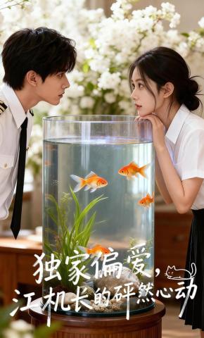 短剧《独家偏爱，江机长的砰然心动》海报