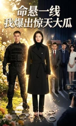 短剧《命悬一线，我爆出惊天大瓜》海报