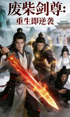 短剧《废柴剑尊：重生即逆袭》海报