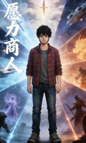 短剧《愿力商人》海报