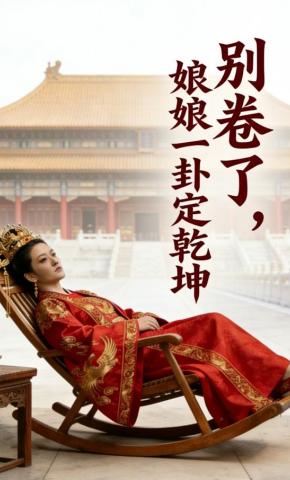 短剧《别卷了，娘娘一卦定乾坤》海报