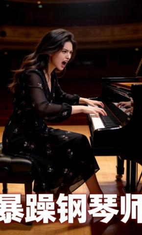 短剧《暴躁钢琴师》海报