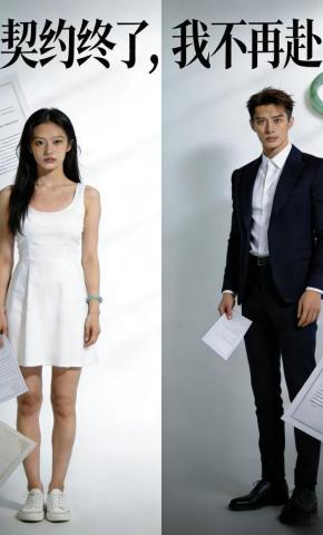 短剧《契约终了，我不再赴》海报