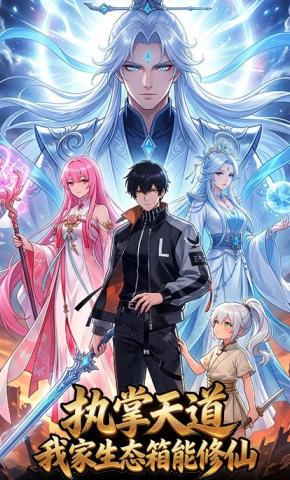 短剧《执掌天道，我家生态箱能修仙》海报