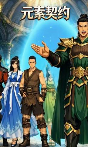 短剧《元素契约》海报